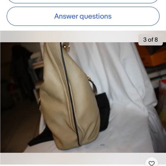 Gussacci Leather Handbag - Picture 3 of 8